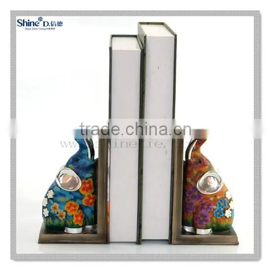 mini cute parrot grianite bookends children unique reading book holder