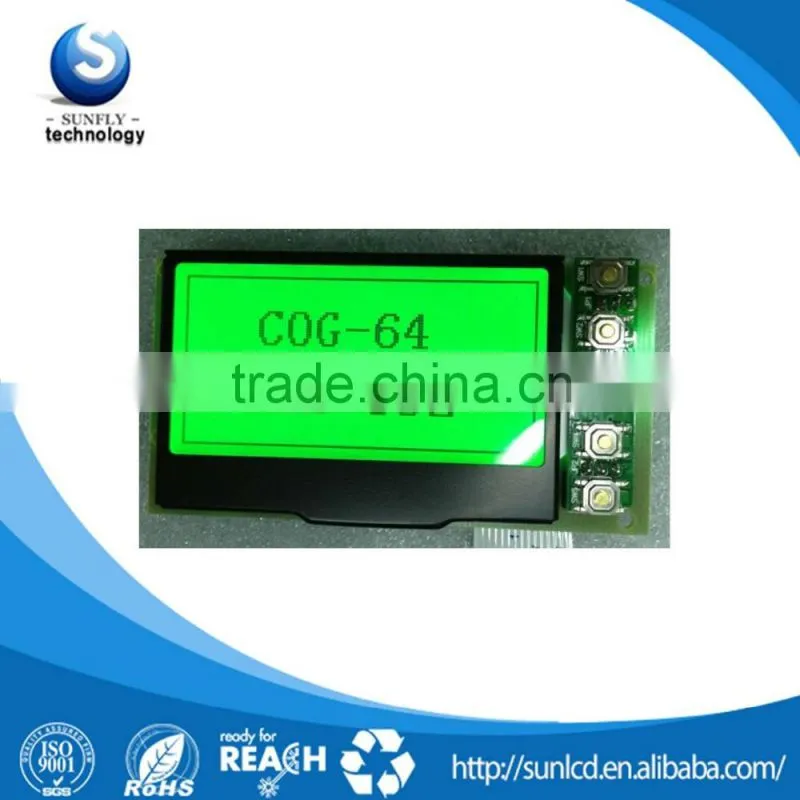 Ali hot sale 132x64 graphic lcd display STN lcd transparent lcd display