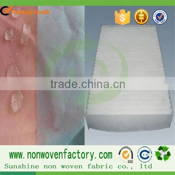 hydrophilic nonwoven polypropylene production, comfortable soft, the most suitable material for diaperspoly100% of propylene