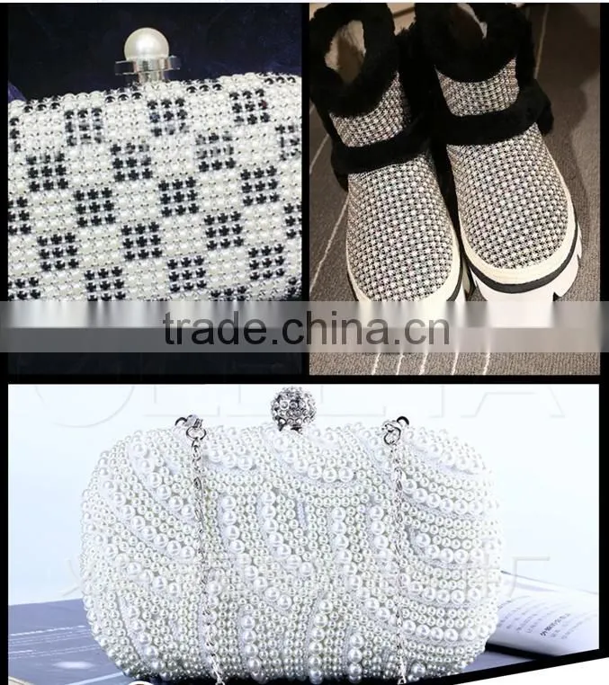 Hot fix crystal diamante rhinestone mesh, colorful rhinestone trimming