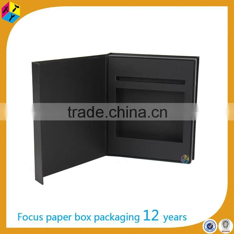 wholesale black cardboard luxury packaging boxes