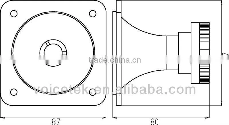 outdoor neodymium sound speaker