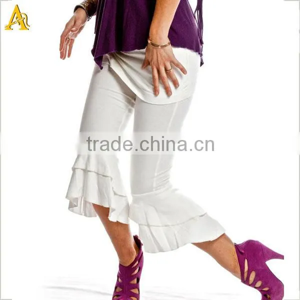 Ruffle Capri Pants / Bloomers - BUSTLE CAPRIS - festival clothing