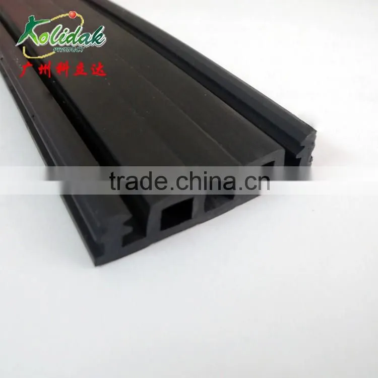 E shape Three holes TPV rubber strip plastic strip