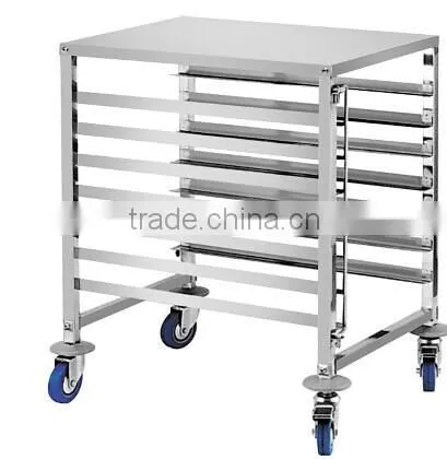 With CE certification Stainless Steel Cake Cart(TR-15D)