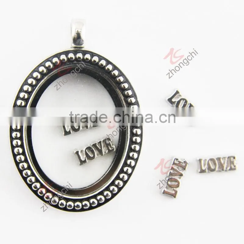 Hot selling alloy locket jewelry set