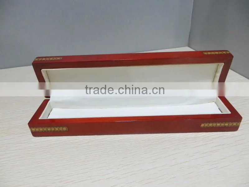 China manufacturer customized handmade wooden gift box,empty vintage wooden pens box wholesale