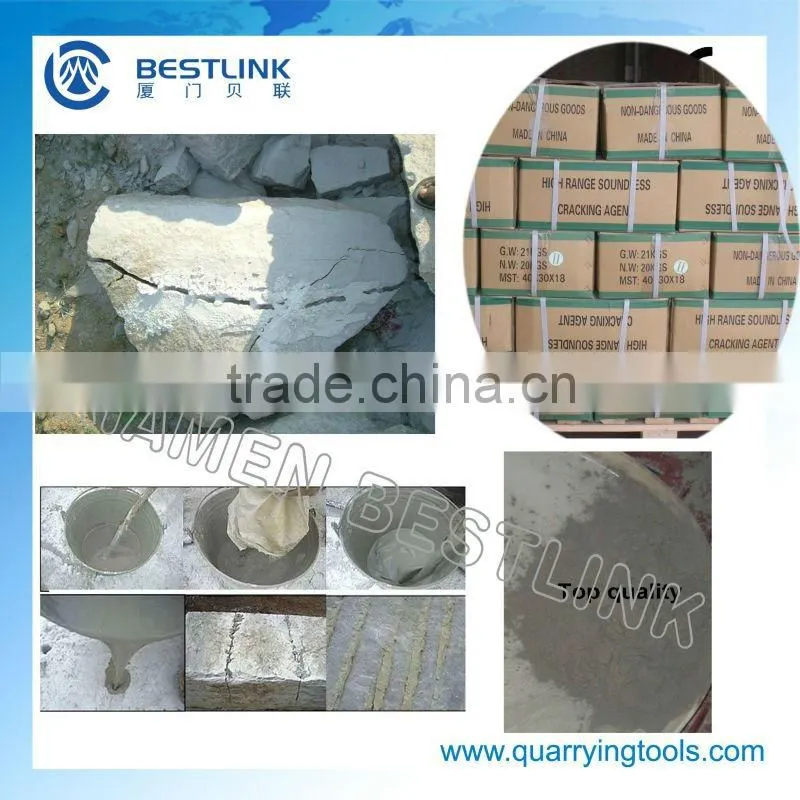 Rock demolition cracking powder