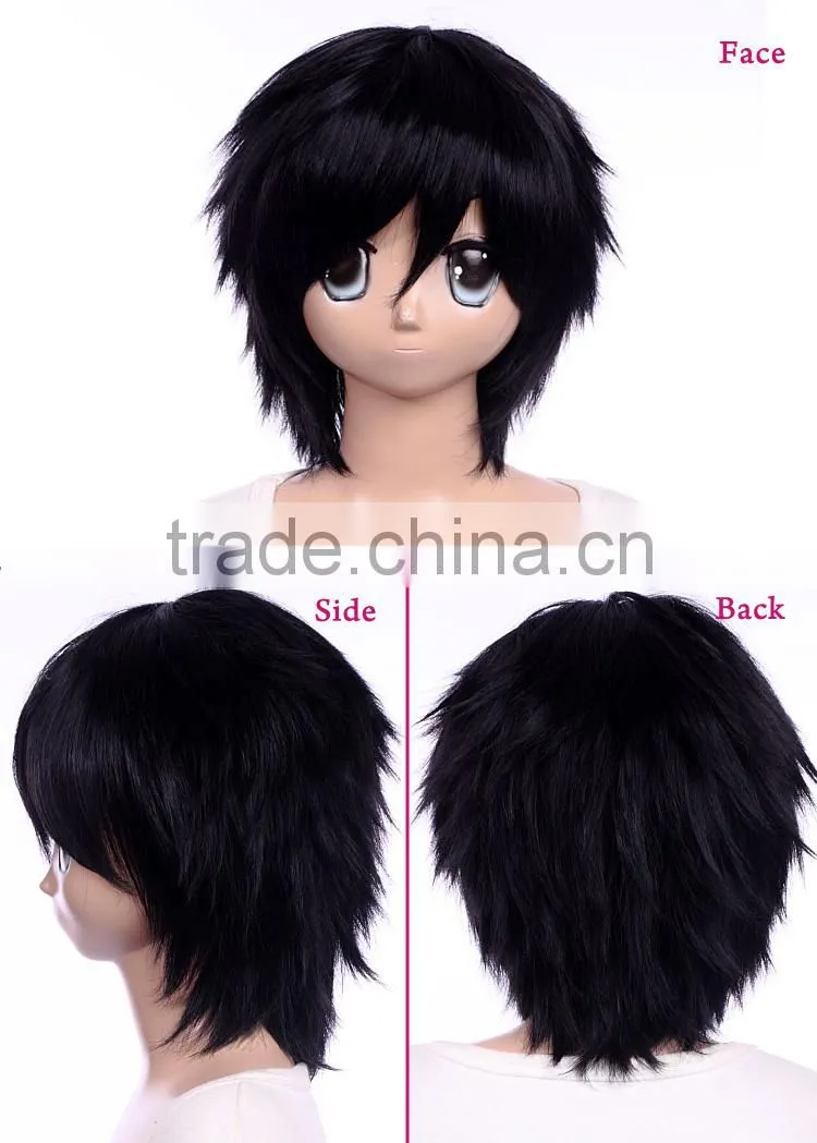 Excellent Factory synthetic heat resistant cheap cosplay Durarara!! Orihara Izay cosplay wig