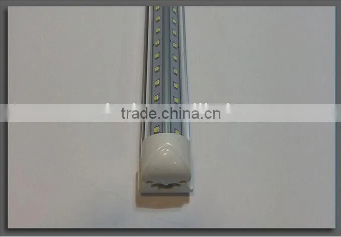V Shape LED Cooler Lights 2ft led tube t8 integrated tube light 18W AC100-240V clear cover with CE RoHS listed t8 led tube
