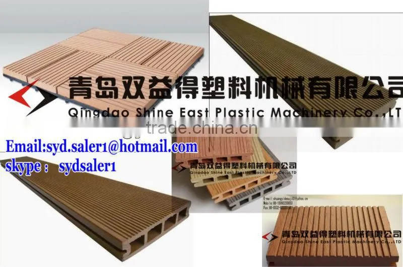 PVC Floor tile making machine/ plastic lumber making machine