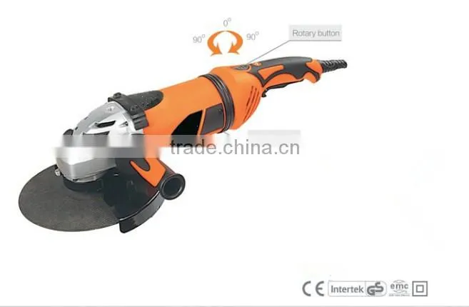 180/230MM 2600W electric angle die grinder machine