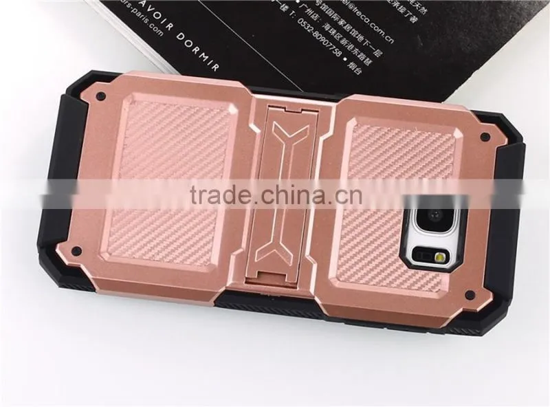 Newest 2 in 1 Hybird TPU+PC Hard Back Cover Case for iPhone 6 6s 6s Plus Samsung S7 S7 Edge Note 7 Armor Shockproof Cases