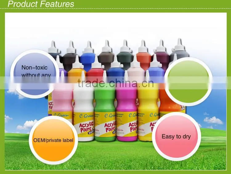 environmentally friendly acrylic emulsion paint for children made in china