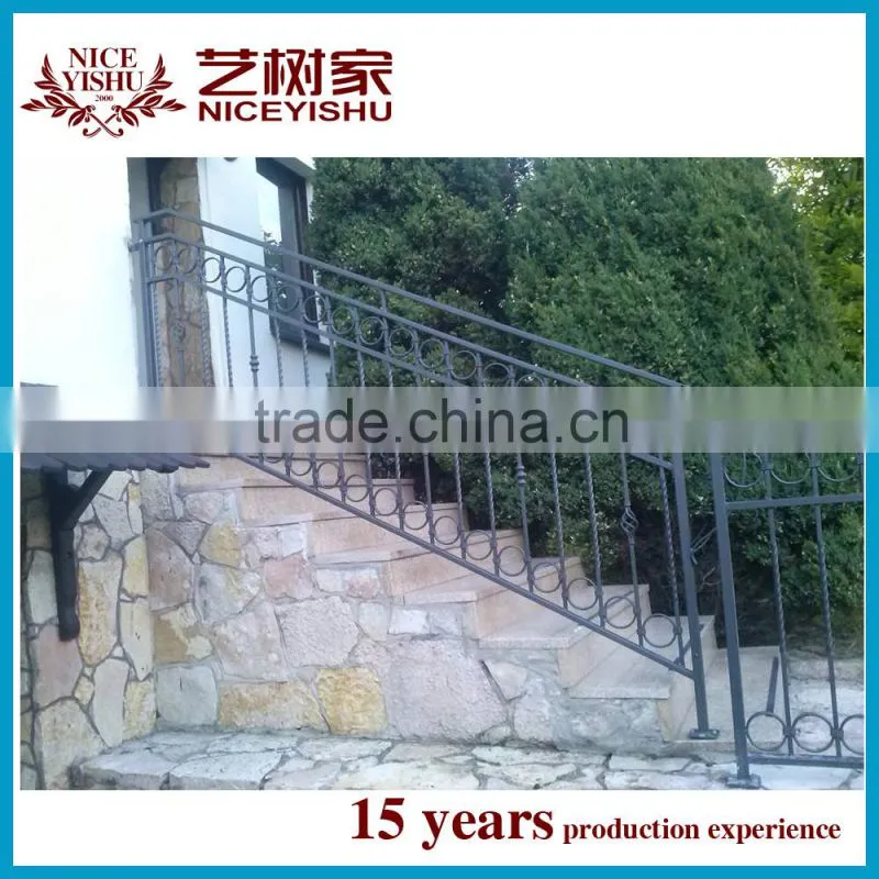 outdoor wrought iron balusters, used wroght iron stair railing for sale