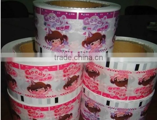 Top quality custom printed plastic packing film