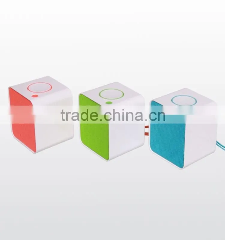 cube mini colorful bluetooth speaker,square bluetooth speaker
