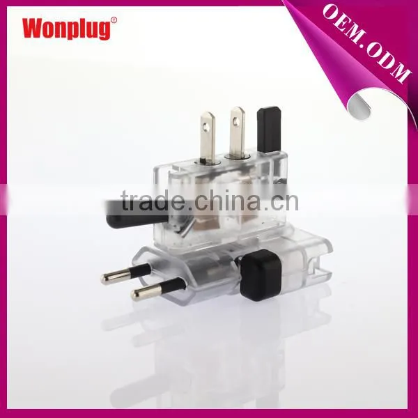Best price Protable Detachable worldwide travel adapter for Surinam 10A 250V