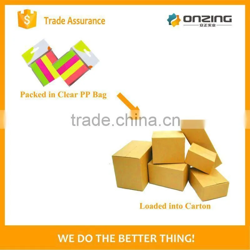 Good quality Onzing self-adhesive sticky note/sticky note set