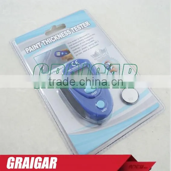 Digital LCD car Coating Thickness Gauge Car Painting Thickness Tester Paint Thickness Meter DIY Instrument EM2271 0-80mil 0.1MM