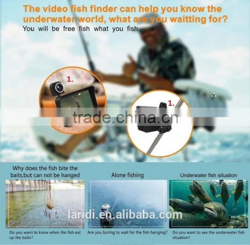 2016 New product Fish finder X3 4.3 inch monitor underwater IP7 video camera Vision fishing equipment