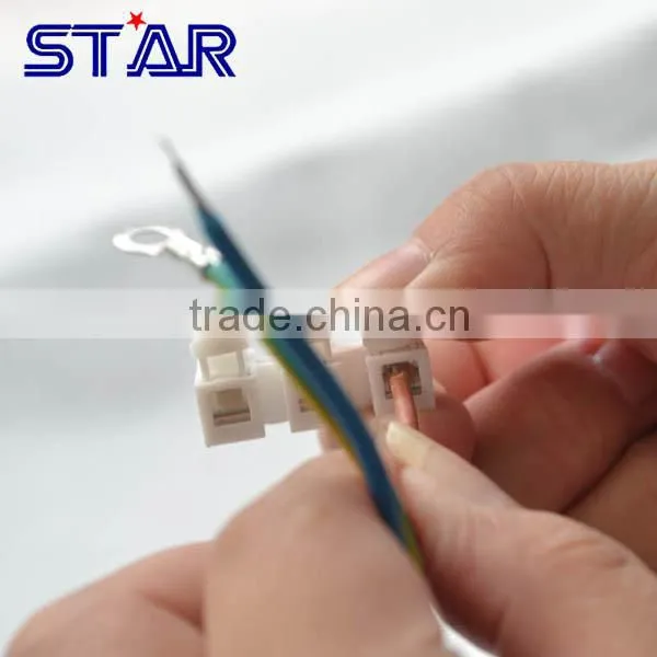 New Design Three-Wire Terminal Blocks 380V 10A CH3 Ceiling Lamp Accessories Lighting Fast Wire Cable Connectors