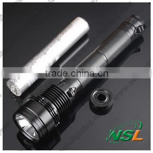 50W/38W 4500LM Waterproof Rechargeable HID Xenon Flashlight Hunting Camping Lamp Torch Black&Silver