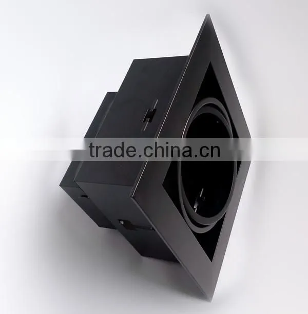 15w white square single head cob led grill light fixture