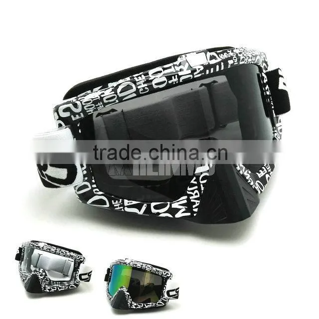 Motocross motorcycle goggle helmet goggles muti color lens