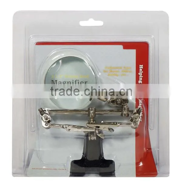 Helping Hand with Magnifying Glass