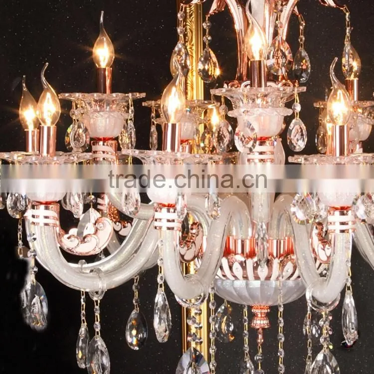 Vintage zinc alloy & glass bowl chandelier & pendant lighting