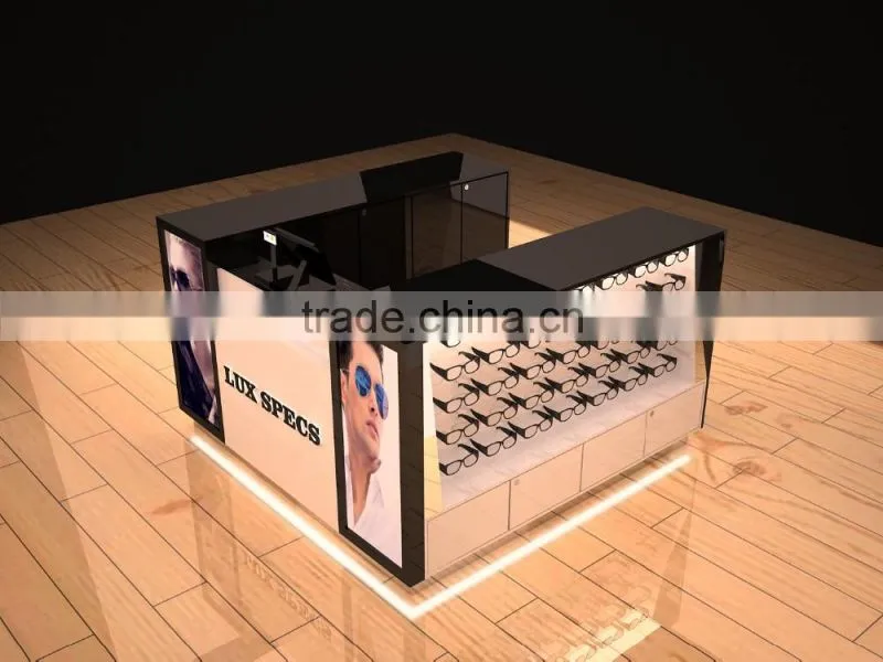 Banking panit sunglasses kiosk showcase sunglasses mall kiosk