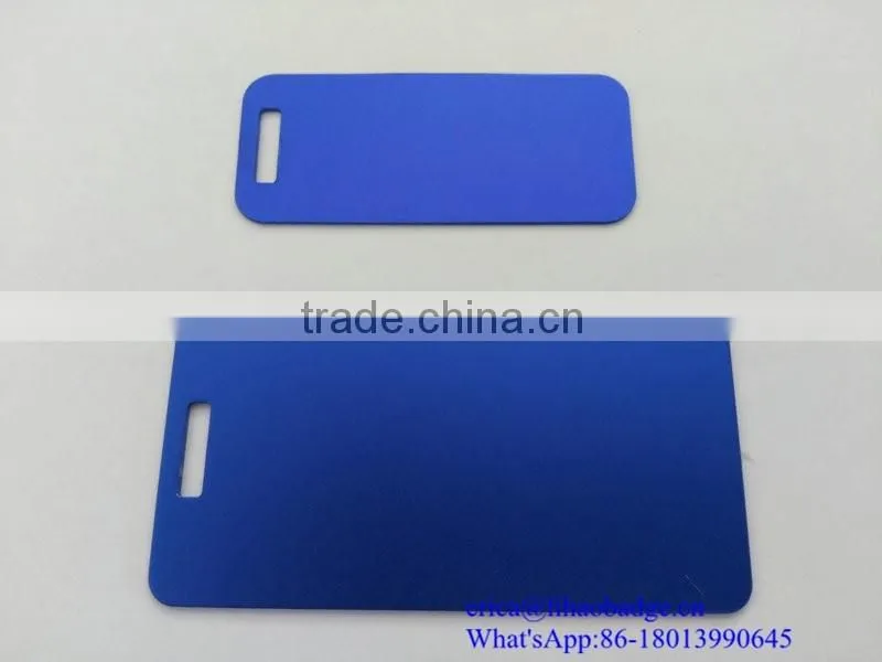 oxidation metal nameplate,blue color metal nameplate