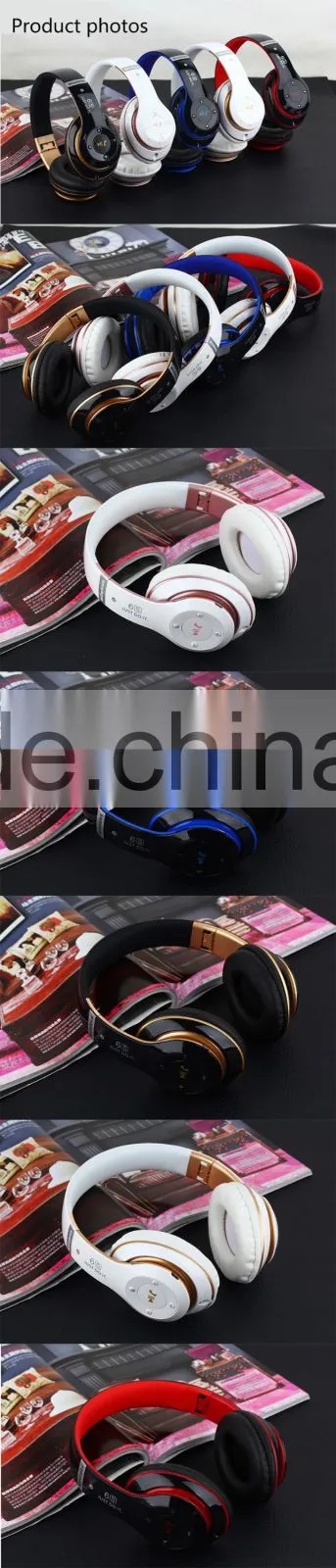 SNHALSAR 6S stereo bluetooth wireless headset headphone Bluetooth Headphone with microphone
