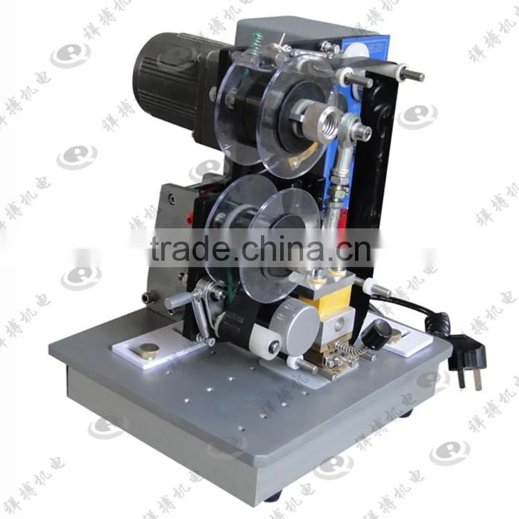 Semi automatic expiry date code printer