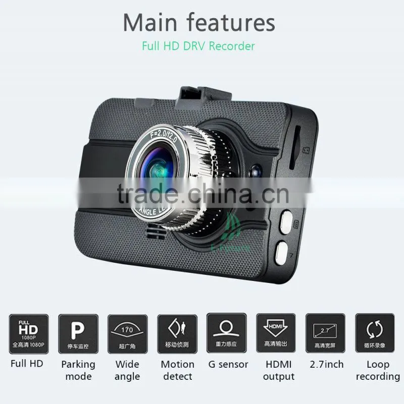 3.0 inch 1080P HD DVR Car camera recorder
