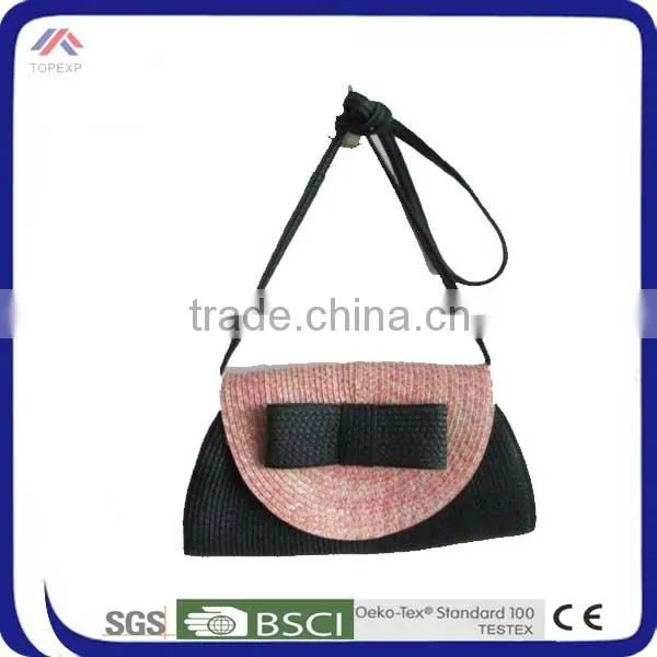 Long Handle Shoulder Bag Linen Mini Two Colors Bag