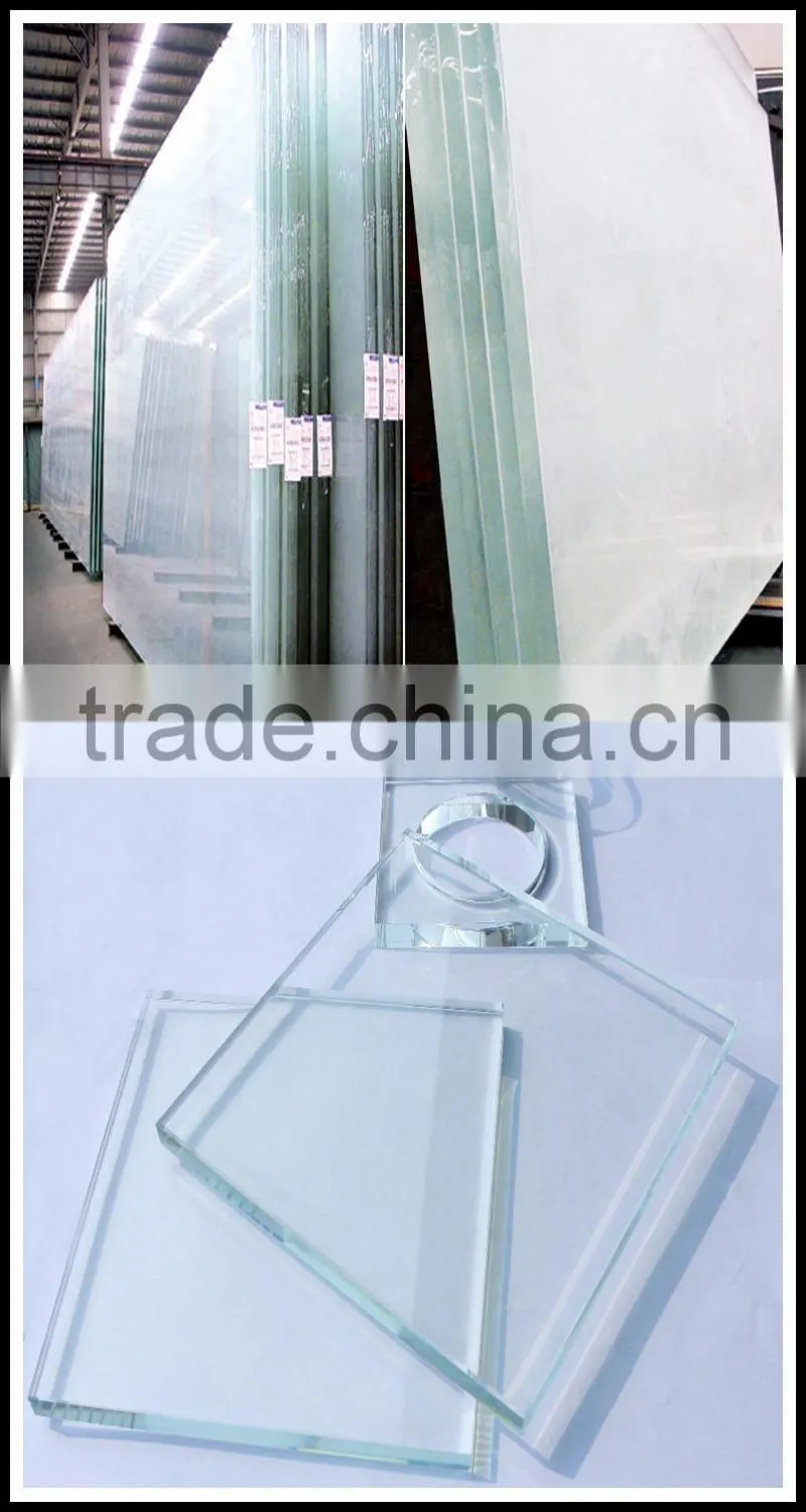 china top quality textured tempered glass for railing