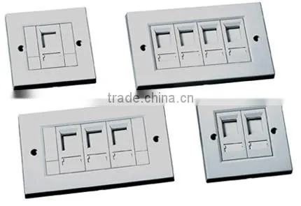 1/ 2/ 3/ 4-Port For the Installation of Keystone Jacks Faceplate