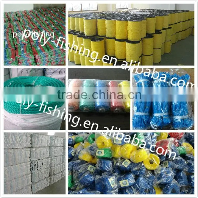4 strands braided Polyethylene rope