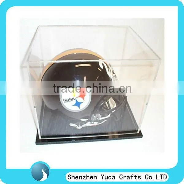 acrylic helmet box,football helmet display case,acrylic helmet display case