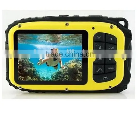 High Quality Mini Digital Camera 10m Waterproof anti-shock 2.7 TFT 8x Zoom Smile Capture Video Camcorder Sport camera