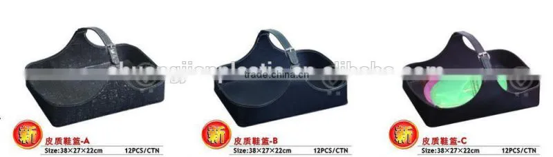 Plastic shoe basket for storing products