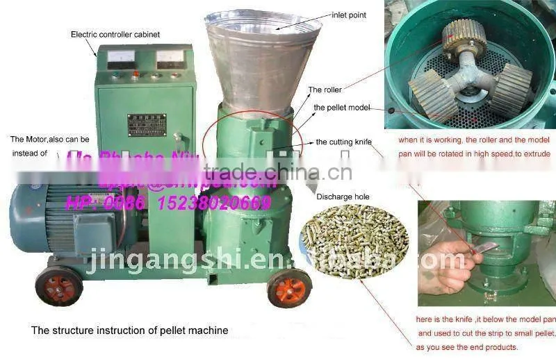 2015 diesel engine wood pellet machine