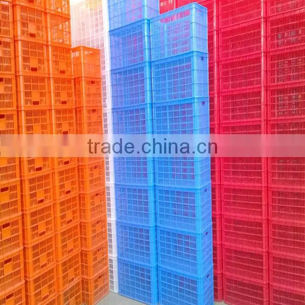factory sell colorful plastic basket, plastic fruit basket, large plastic basket