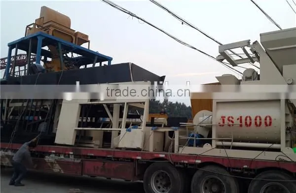 Alibaba best seller 50M3/h construction concrete mixer plant on sale