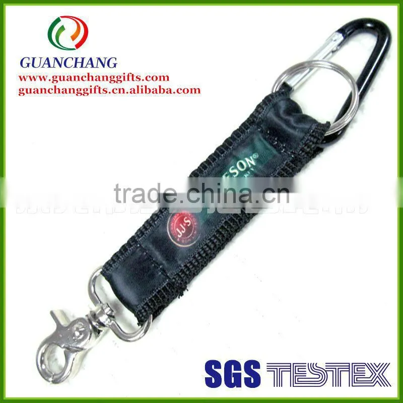 Custom keychain carabiner bottle holder