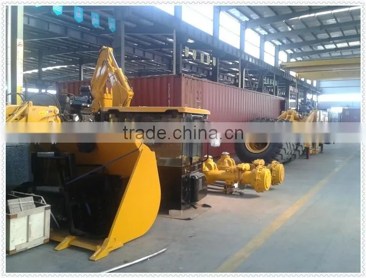 AS966 Construction machines 966G heavy wheel loader black and white
