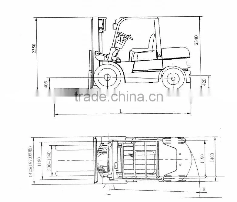 Cheapest price 5 ton Diesel Forklift Truck/small capacity diesel forklift trucks/double mast forklift made in china