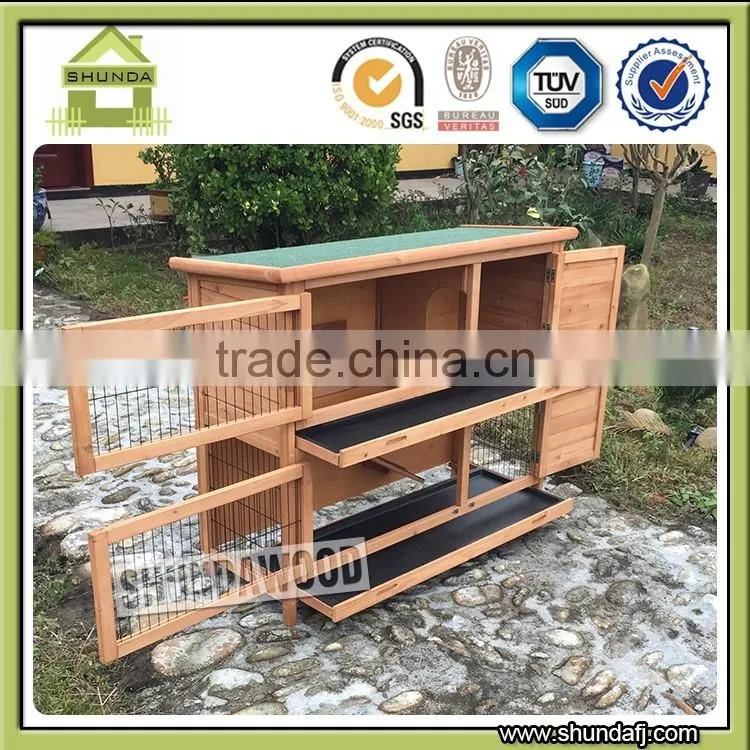 SDR020 Animal House Two-storey double-decker Wooden Rabbit Cages